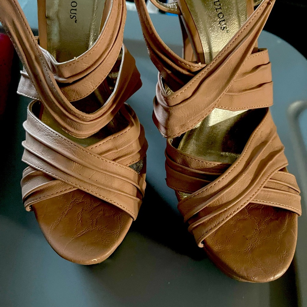 Soft pink heels